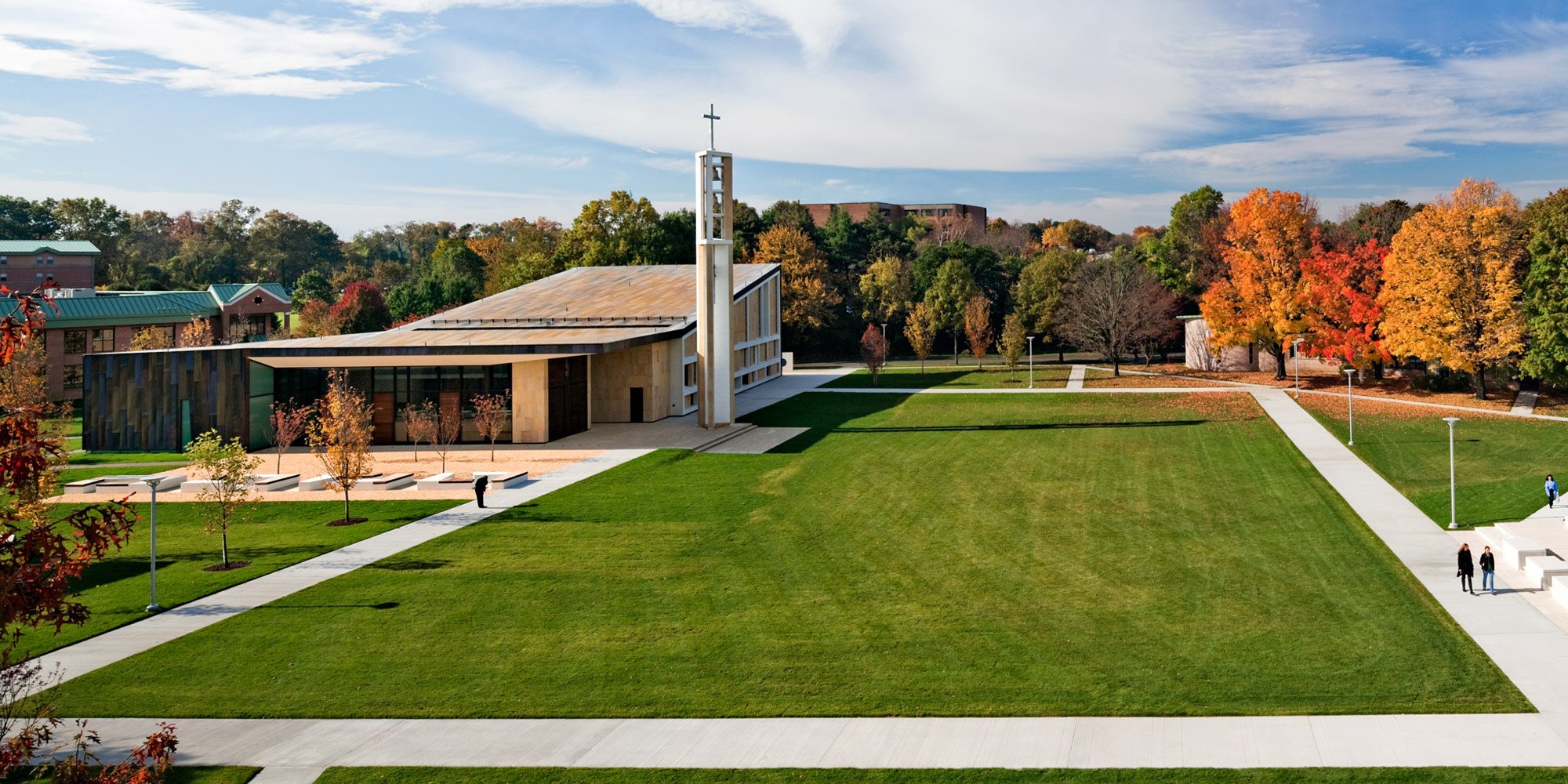 Sacred Heart University Chapel Landscape