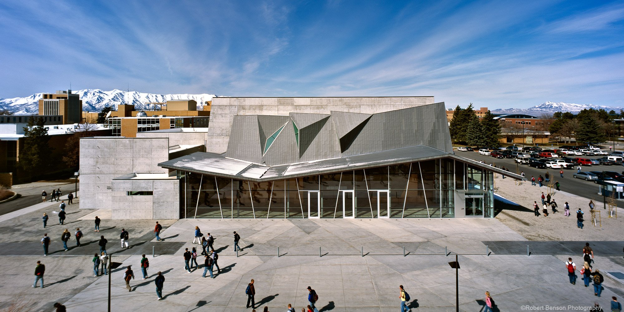 Manon Caine Russell Kathryn Caine Wanlass Performance Hall Landscape at Utah State University