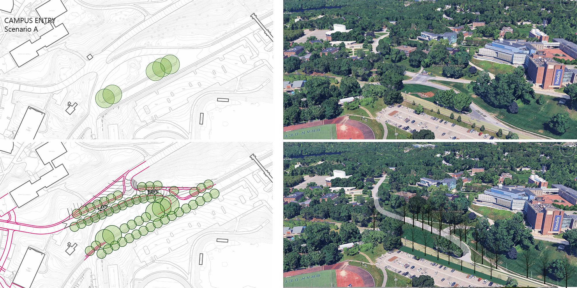 Brandeis University Campus Entry and Circulation Study — image 4 of 13