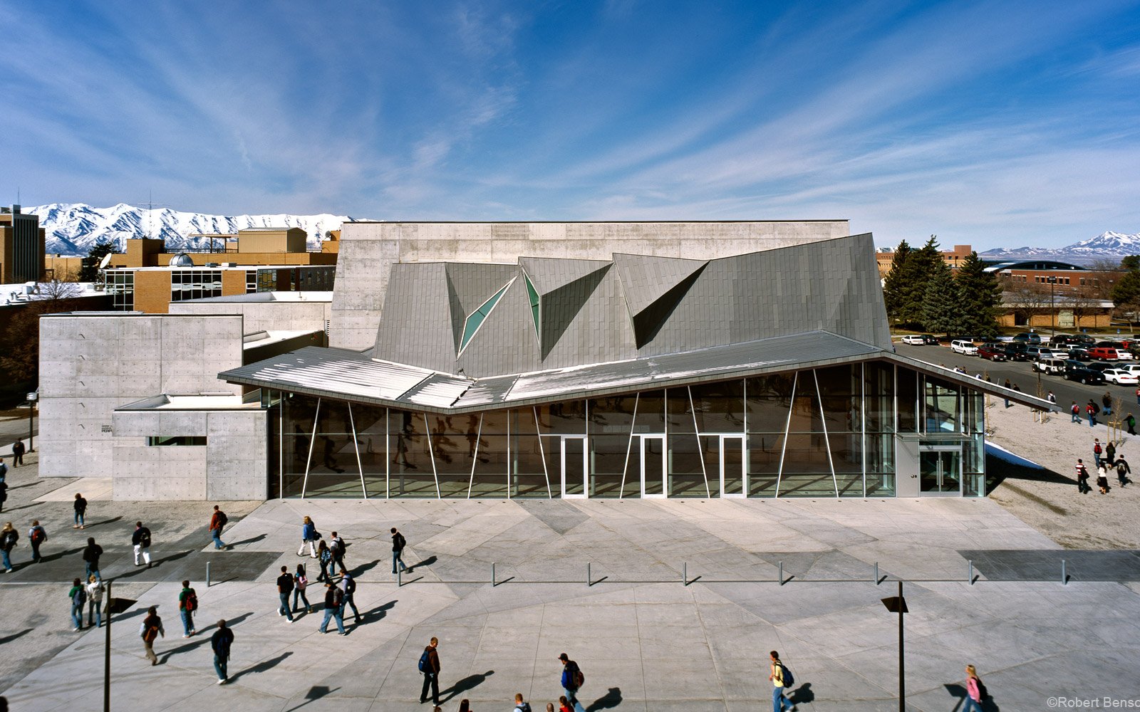 Manon Caine Russell Kathryn Caine Wanlass Performance Hall Landscape at Utah State University
