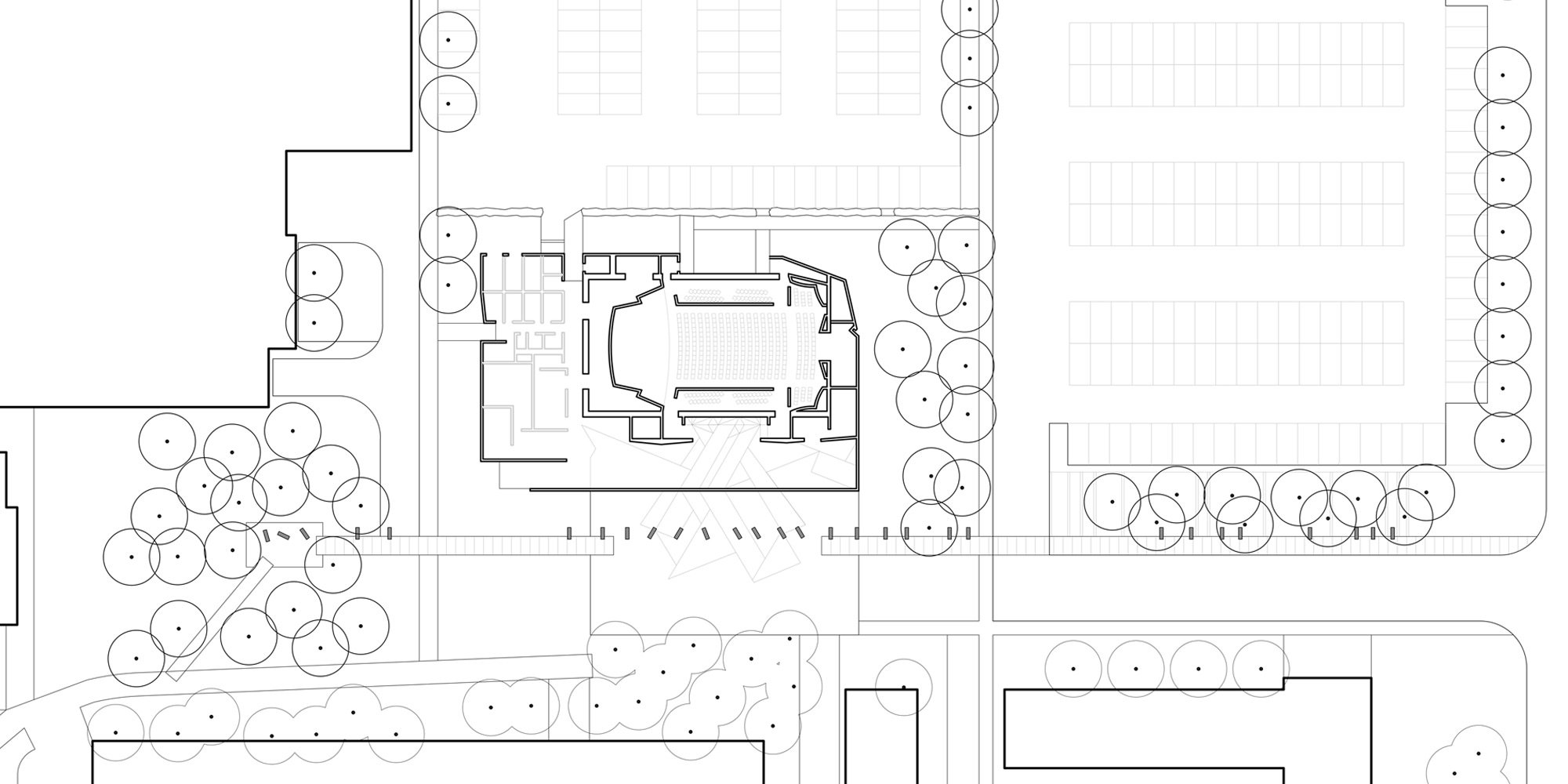 Manon Caine Russell Kathryn Caine Wanlass Performance Hall Landscape at Utah State University — image 1 of 9