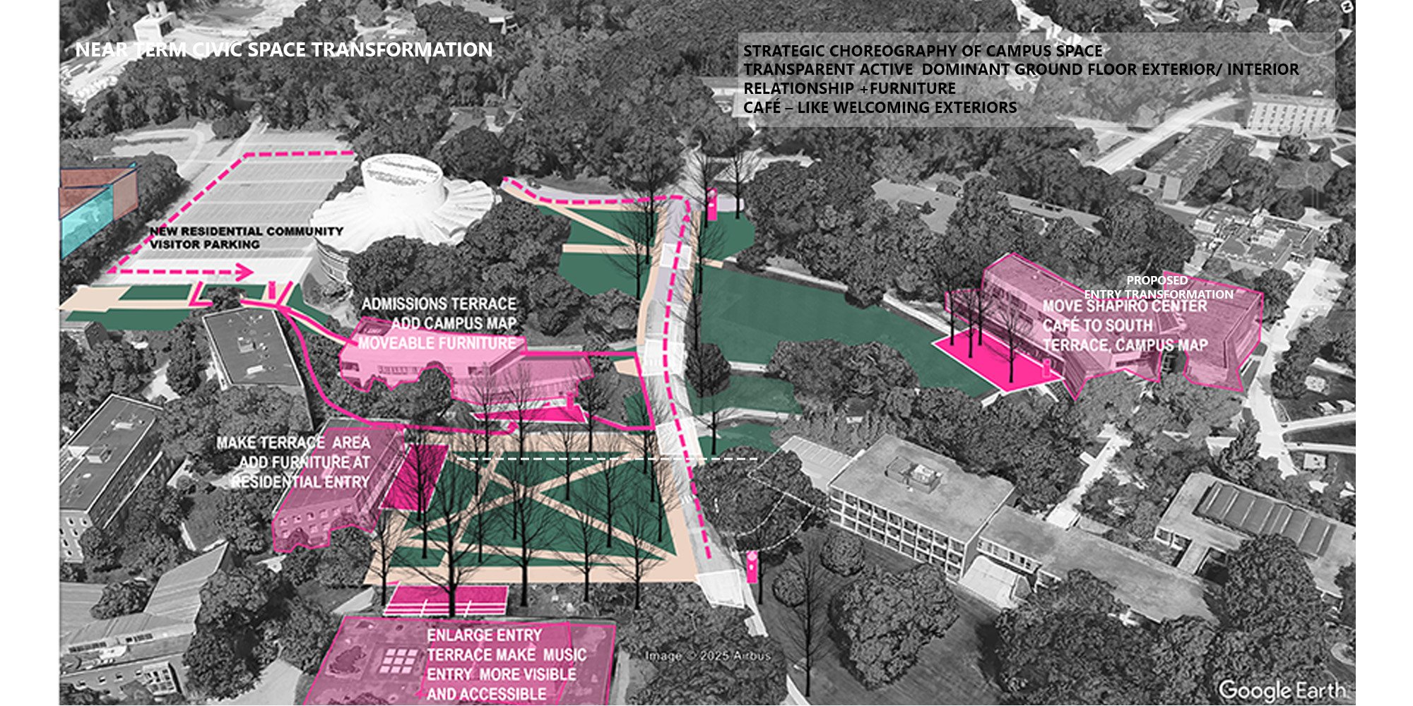 Brandeis University Campus Entry and Circulation Study — image 7 of 13