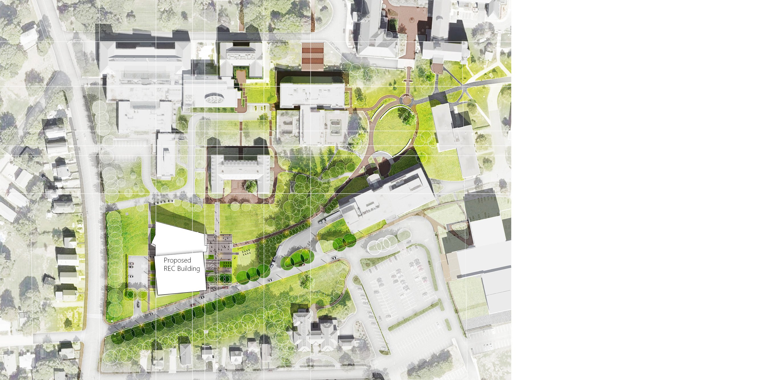 College of the Holy Cross Recreation Center Landscape — image 5 of 13