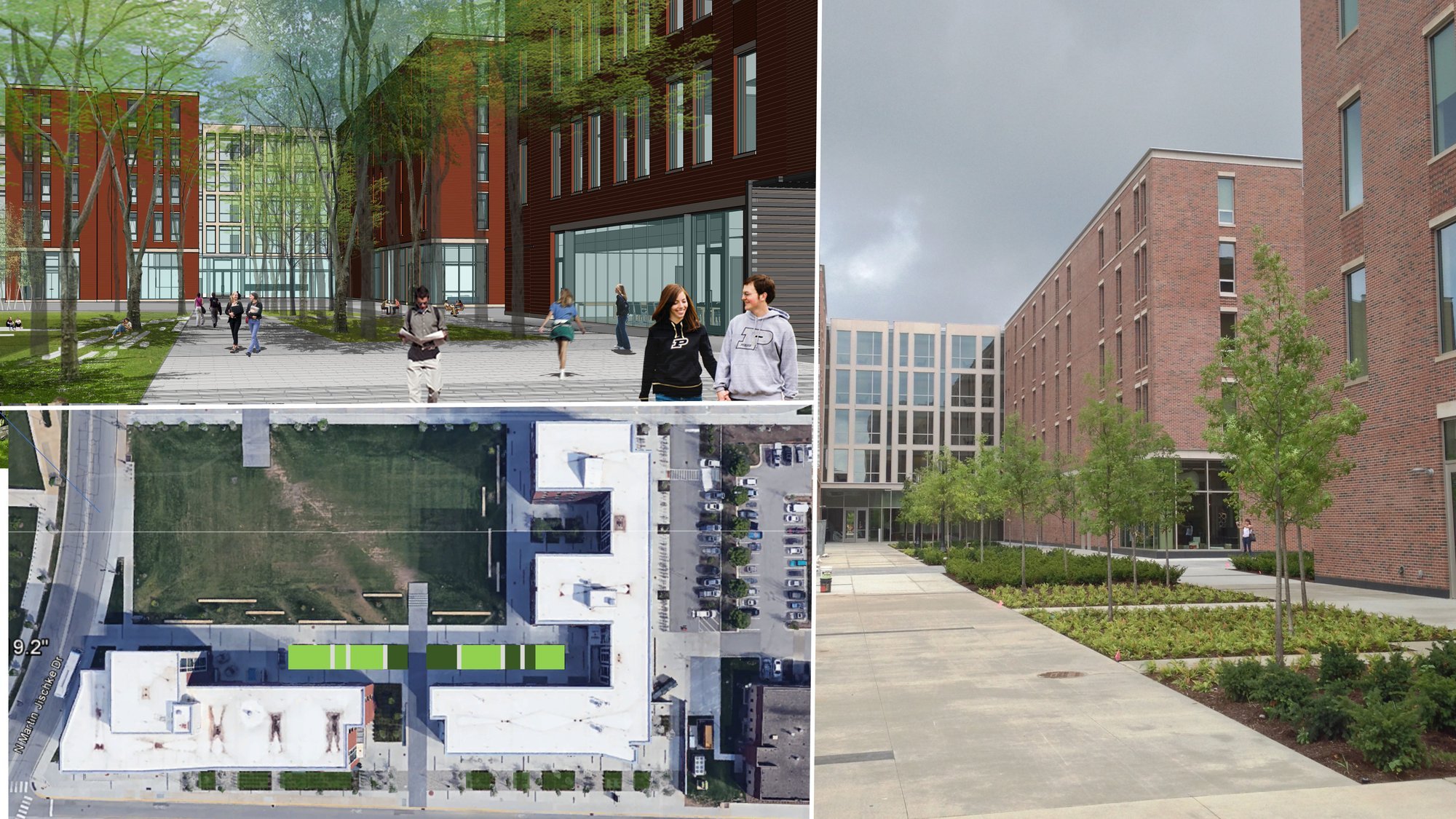 Purdue University Student Success District Landscape — image 4 of 8