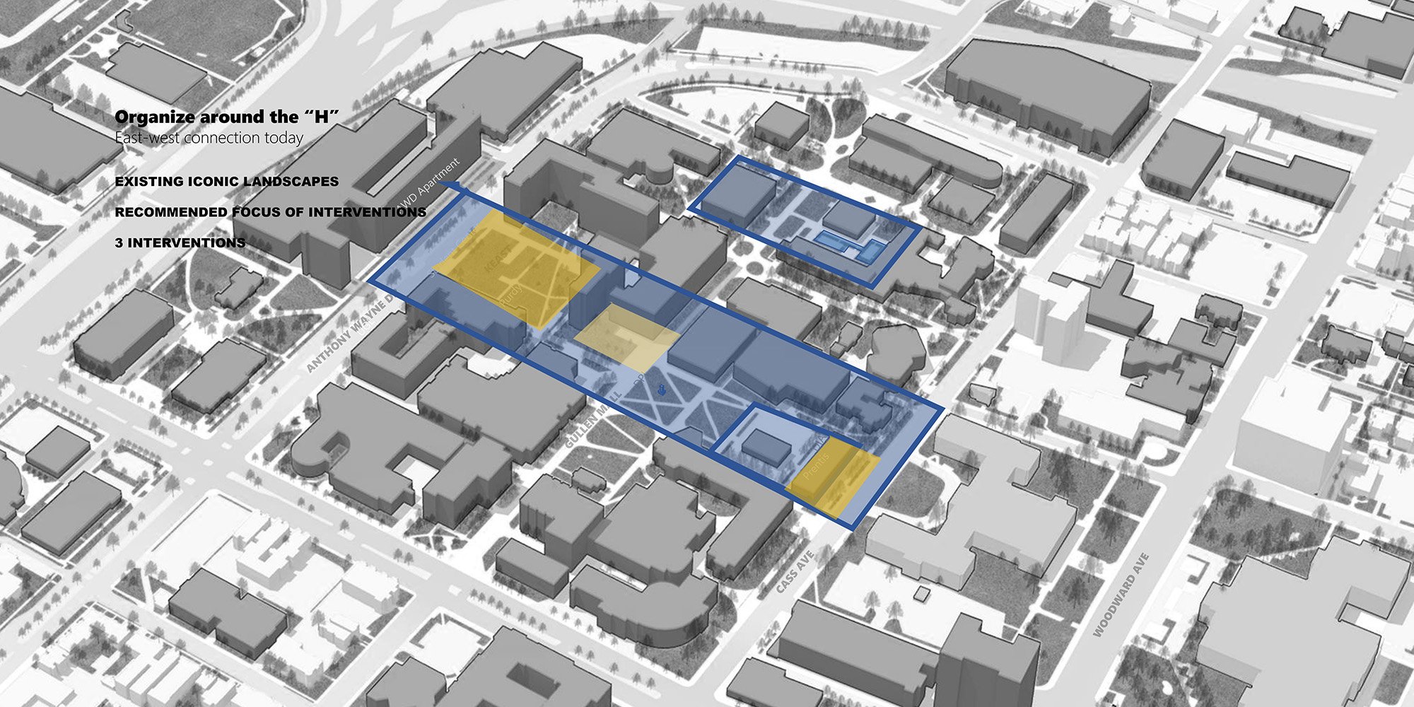 Wayne State University Campus-Wide Space Analysis and Master Plan — image 17 of 22