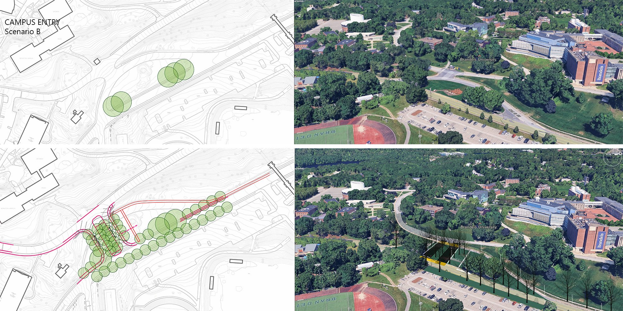 Brandeis University Campus Entry and Circulation Study — image 5 of 13